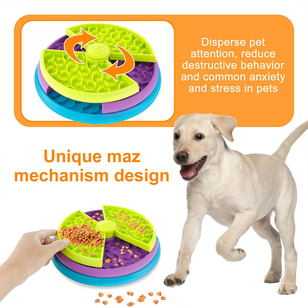 Anti-Choking Slow Feeder Dog Bowl – Healthy Eating Solution for Fast Eaters