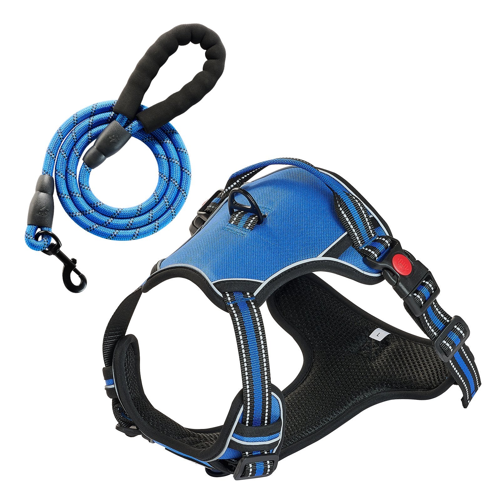 No-Pull Dog Harness with Leash – Adjustable & Secure
