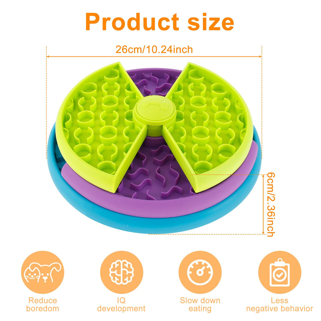 Anti-Choking Slow Feeder Dog Bowl – Healthy Eating Solution for Fast Eaters